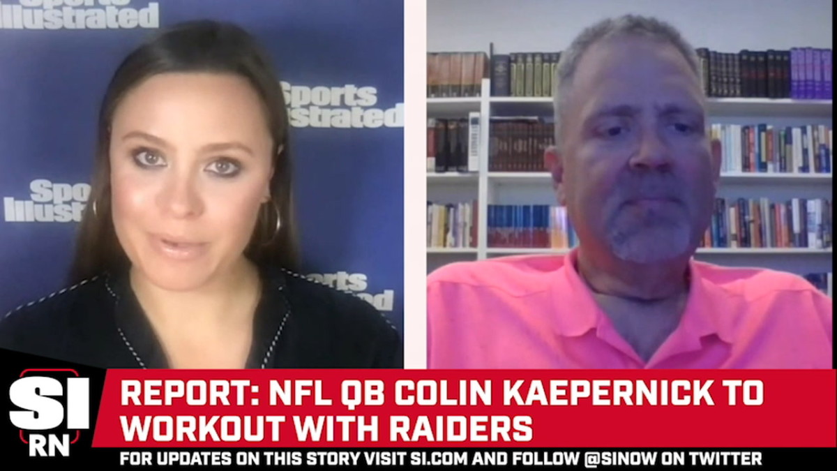  Colin Kaepernick Working Out With Raiders